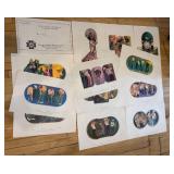 1987 South St. Paul Centennial Calendar and 12 - 1971 Ryder Cup Lithographs Collection