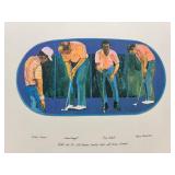 1987 South St. Paul Centennial Calendar and 12 - 1971 Ryder Cup Lithographs Collection