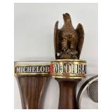 Collection of 4 Vintage Michelob Beer Tap Handles