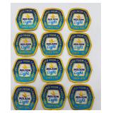Collection of 12 Molson Light Imported From Canada Patches