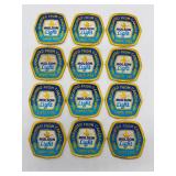Set of 12 Molson Light Imported from Canada Embroidered Patches