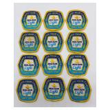 Set of 12 Molson Light Imported from Canada Embroidered Patches