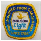 Set of 12 Molson Light Imported from Canada Embroidered Patches