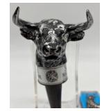 2 Schlitz Malt Liquor Bull Tap Handles