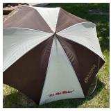 Vintage Olympia Beer Umbrella featuring 