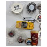 Collection of Vintage Beer Memorabilia and Collectibles