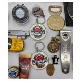 Collection of Vintage Beer Memorabilia and Collectibles