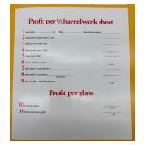 Collection of Olympia Beer Glassware Promotional Booklets/Brochures