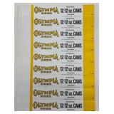 Collection of Olympia Beer Glassware Promotional Booklets/Brochures