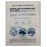 Collection of Olympia Beer Glassware Promotional Booklets/Brochures