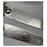 2 Olympia Beer Taps 1 with Handle and Box with 2 Olympia Bottle OpenersÂ 