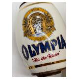 2 Olympia Beer Taps 1 with Handle and Box with 2 Olympia Bottle OpenersÂ 