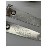 2 Olympia Beer Taps 1 with Handle and Box with 2 Olympia Bottle Openers