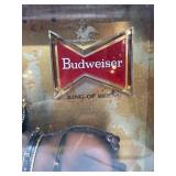 Vintage Budweiser Clydesdale Display Model with Plastic Case and Dual Pen Set