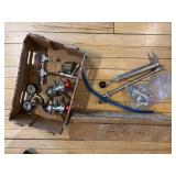 Set of Beer Keg Pumps with Gauges and Hose Attachments