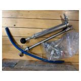 Set of Beer Keg Pumps with Gauges and Hose Attachments