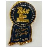 Â Pabst Blue Ribbon 100 Years Commemorative Pins