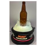 Pabst Genuine Draft Beer Advertising Light Display with Ice Sculpture Design