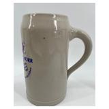 Spaten and Hacker-Pschorr Beer Stein Collection with Wall Banner