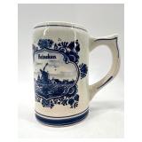 Set of 3 Vintage Beer Steins Including Heineken and Handcrafted Designs