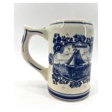 Set of 3 Vintage Beer Steins Including Heineken and Handcrafted Designs