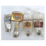 Vintage Olympia Beer Pool Cue and Tap Handles Collection