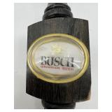 Busch Bavarian Beer Tap Handle and Coaster Set