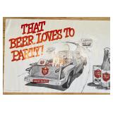 Lone Star Beer Vintage Party Poster