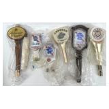 Vintage Beer Tap Handles Collection featuring Pabst, Andeker, and Jacob Best - New Old Stock