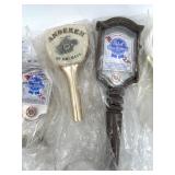 Vintage Beer Tap Handles Collection featuring Pabst, Andeker, and Jacob Best - New Old Stock