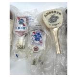 Vintage Beer Tap Handles Collection featuring Pabst, Andeker, and Jacob Best - New Old Stock