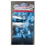 Miller Lite and MGD Promotional Cardboard Standee with Harley-Davidson Sponsor