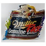 Miller Genuine Draft Beer Advertisement Metal Sign