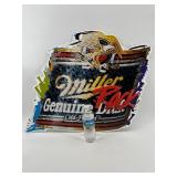 Miller Genuine Draft Beer Advertisement Metal Sign