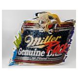 Miller Genuine Draft Beer Advertisement Metal Sign