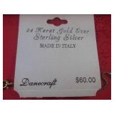 (FS) 24K Gold Plated Over Sterling ...