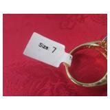 (FS) 14K Gold Electroplate Cubic Zi...