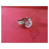 (FS) 18K Gold Filled Ring with Larg...