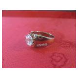 (FS) 18K Gold Filled Ring with Larg...