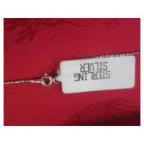 (FS) Sterling Siver Necklace 24" 2....