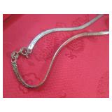 (FS) 925 Silver Necklace and Pair o...