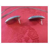 (FS) 925 Silver Necklace and Pair o...