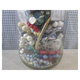 (G-1) Large Jar Full of Fashion Jew...