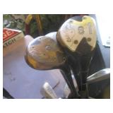 (CSB) Vintage Golf Bag with Cover a...