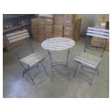 (CS) Vintage 3pc Table and 2 Chairs...