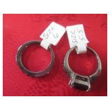 (CNTR) 5 Assorted Rings 2 with Colo...