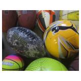 (EW5) Assortment of Balls and Glove...