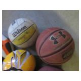 (EW5) Assortment of Balls and Glove...