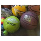 (EW5) Assortment of Balls and Glove...