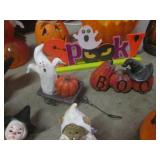 (A-3) Halloween Decor and Figures...
